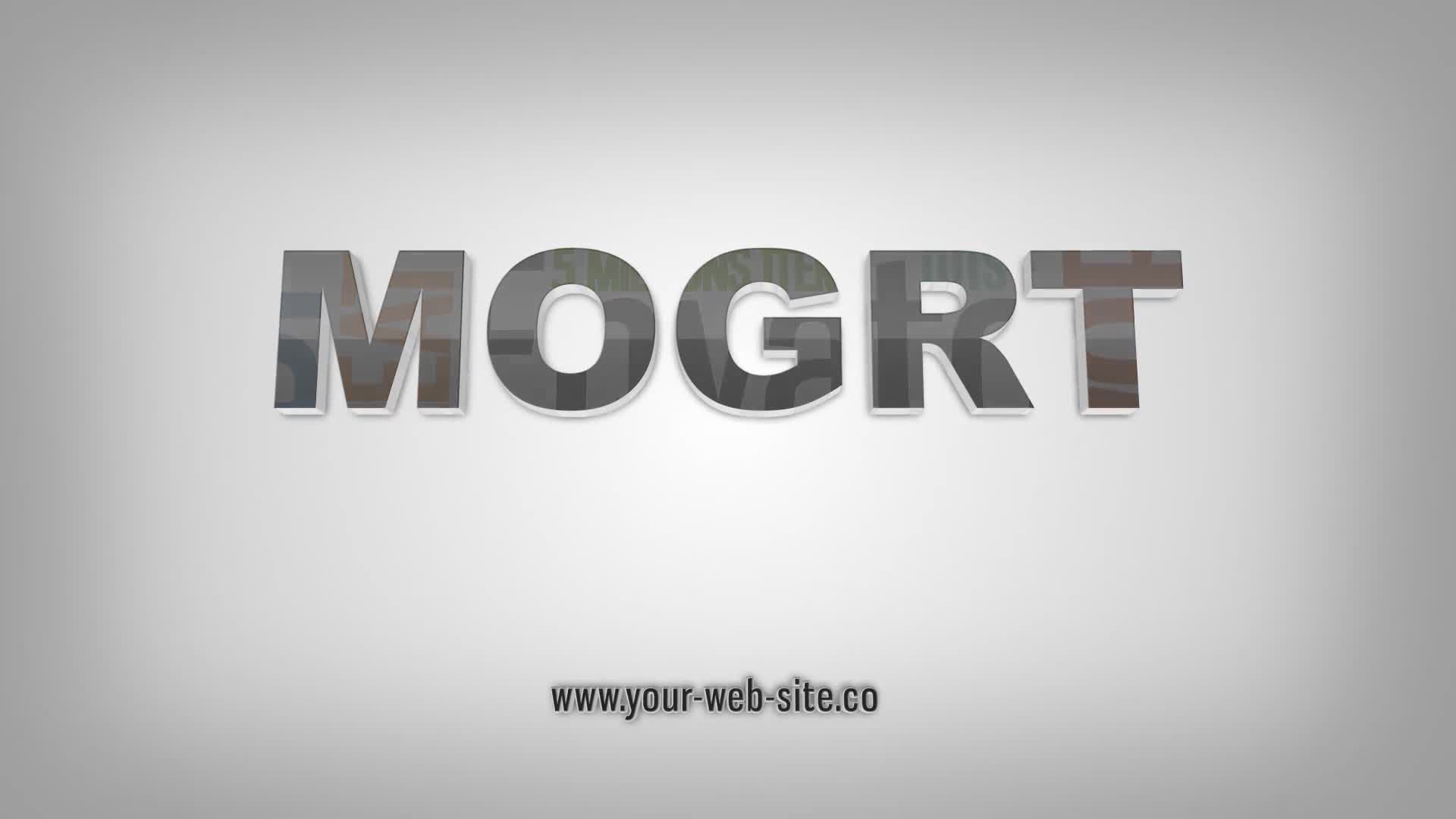 Multipurpose Clean 3D Text to Title (Mogrt) Videohive 24672185 Premiere Pro Image 2