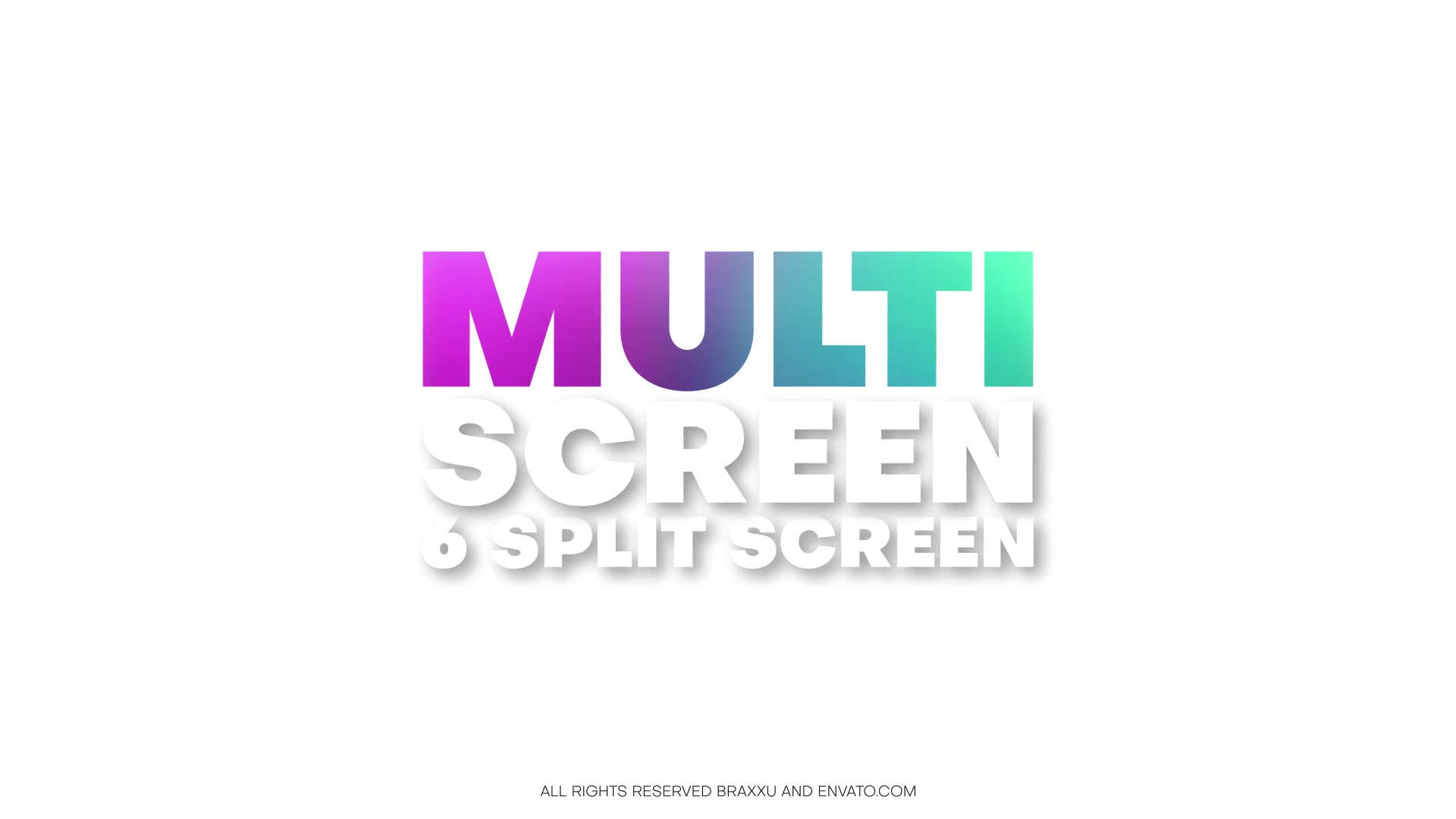 Multiscreen 6 Split Screen Videohive 40071899 DaVinci Resolve Image 2