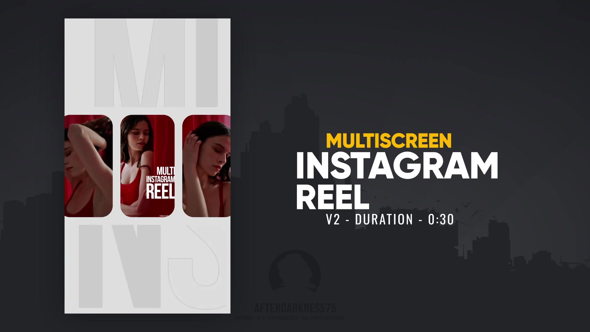 Multiscreen Instagram Reel Videohive 48664958 After Effects Image 7