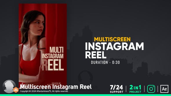 Multiscreen Instagram Reel - Videohive Download 48664958