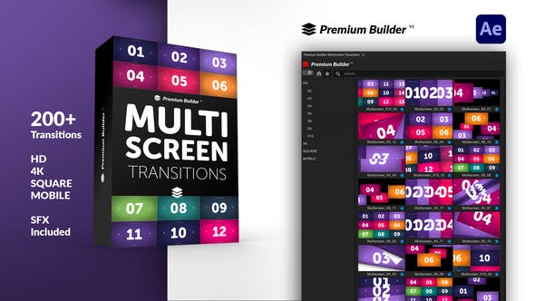 Multiscreen Transitions - Videohive Download 32322399