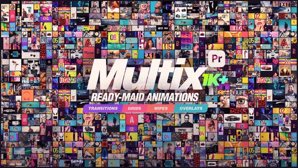 Multix // Transitions / Grids / Overlays / Wipes - Download 30670228 Videohive
