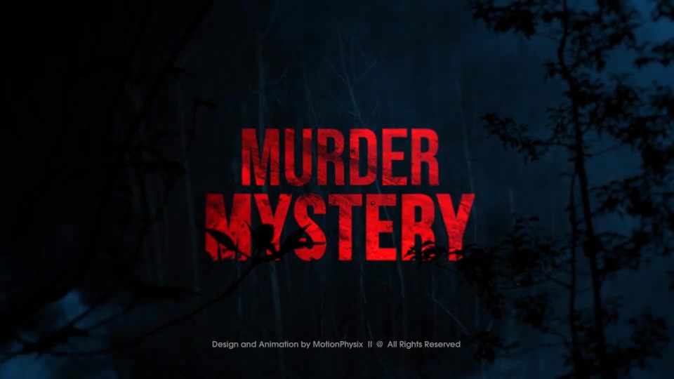 Murder Mystery Suspense Trailer Videohive 32935501 After Effects Image 10