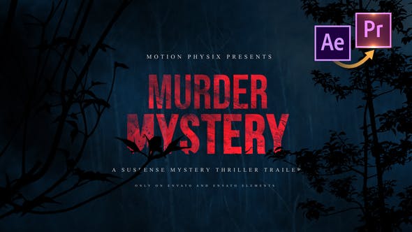 Murder Mystery Suspense Trailer Premiere PRO - Download 33053962 Videohive