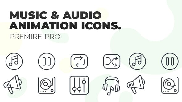 Music & Audio MOGRT UI Icons - Download Videohive 36748776
