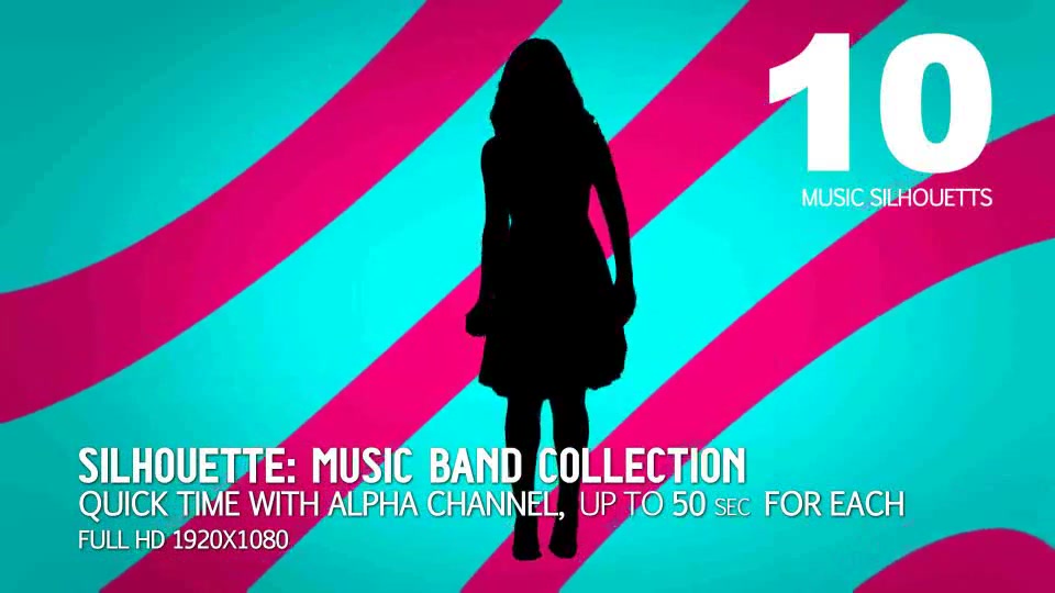 Music Band Collection 10 (sillhouettes) - Download Videohive 714857