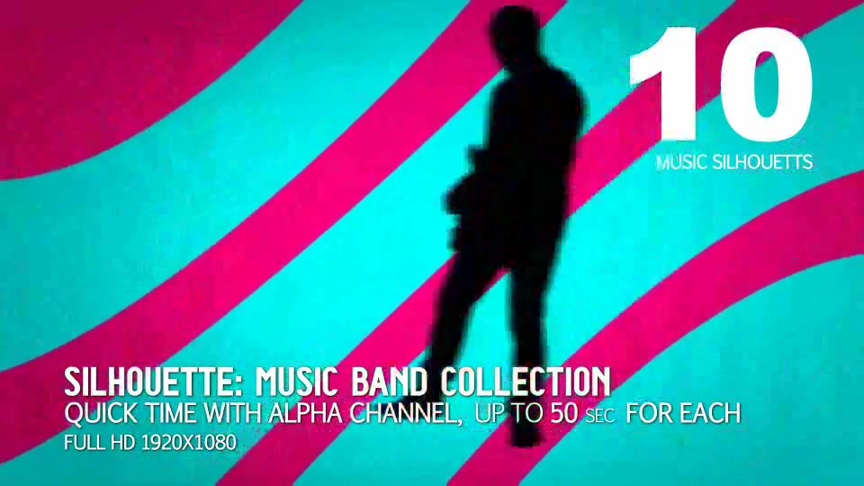 Music Band Collection 10 (sillhouettes) - Download Videohive 714857