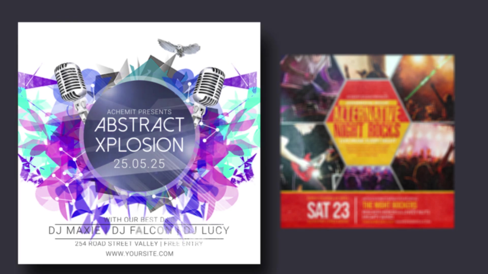 Music & Club Event Banner Ad Videohive 31733631 After Effects Image 8