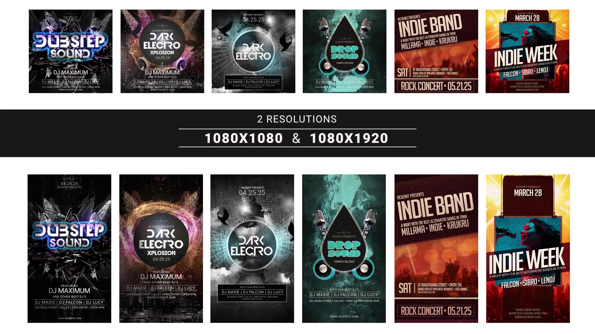 Music Event Banner Ad Videohive 32286140 After Effects Image 3
