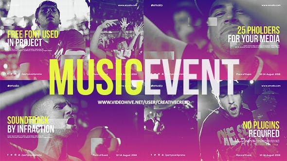 Music Event Promo / Party Invitation / EDM Festival / Night Club - Download Videohive 15237986