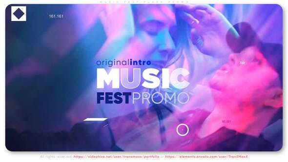 Music Fest Flash Promo - 35175676 Videohive Download