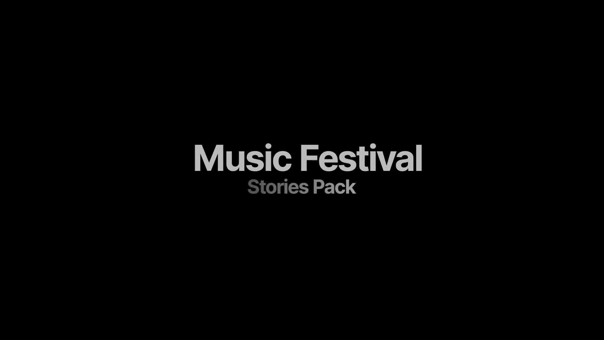Music Festival Stories Pack Videohive 39804530 After Effects Image 11
