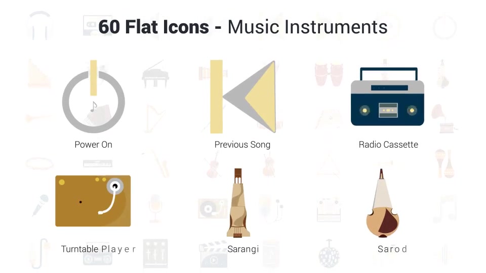 Music & Instruments Icons Videohive 37301060 After Effects Image 10