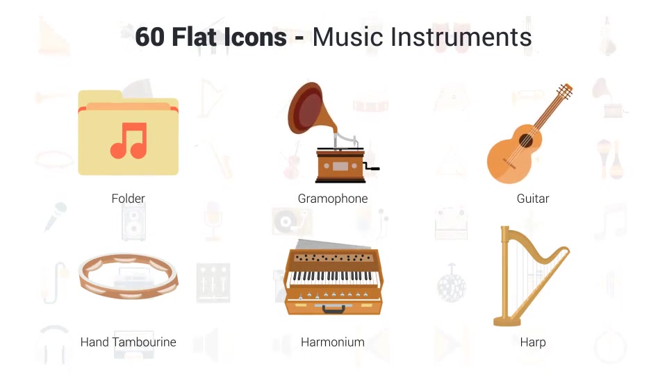 Music & Instruments Icons Videohive 37301060 After Effects Image 7