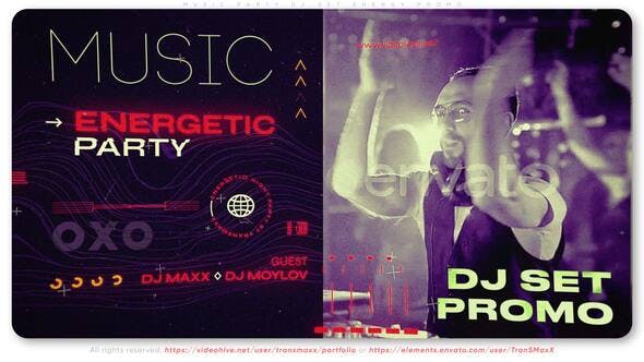 Music Party DJ Set Energy Promo - 37386715 Download Videohive