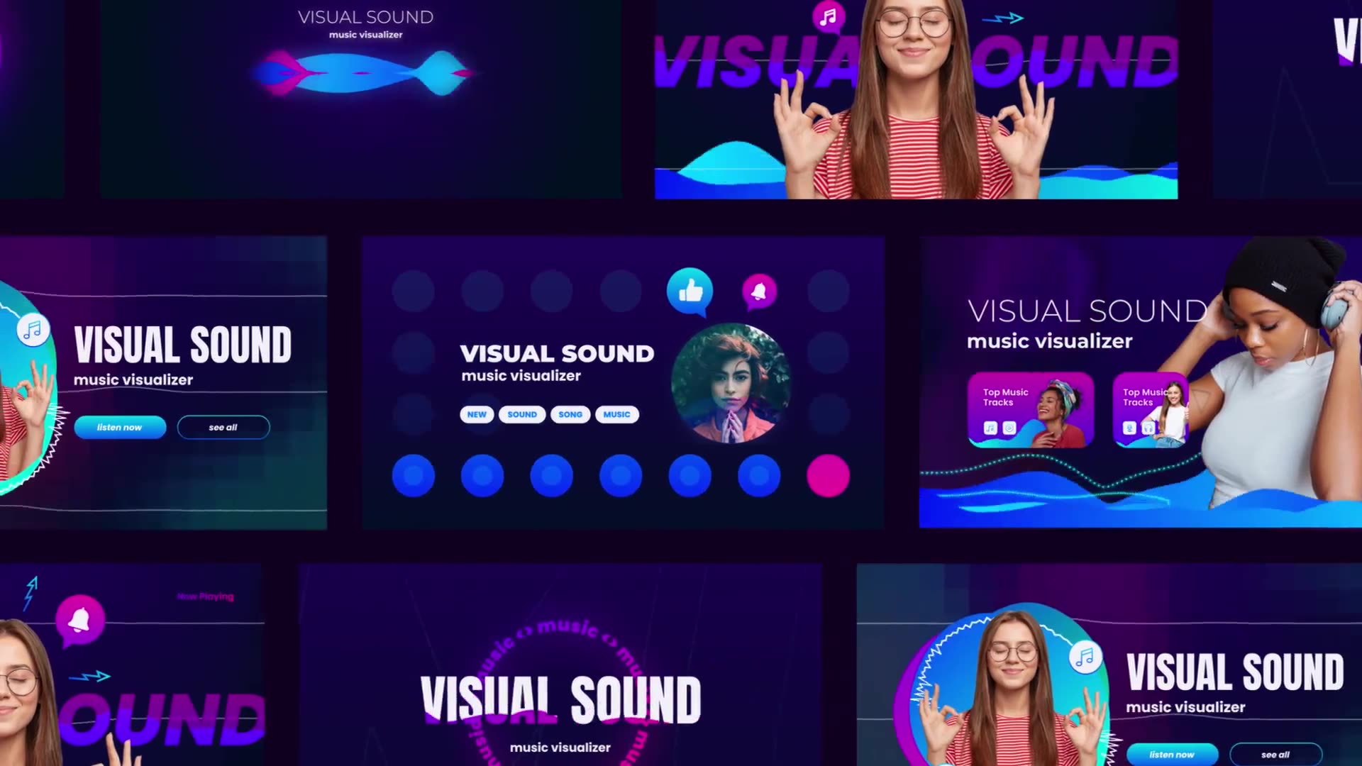 Music & Sound Visualizer Videohive 36567335 After Effects Image 3