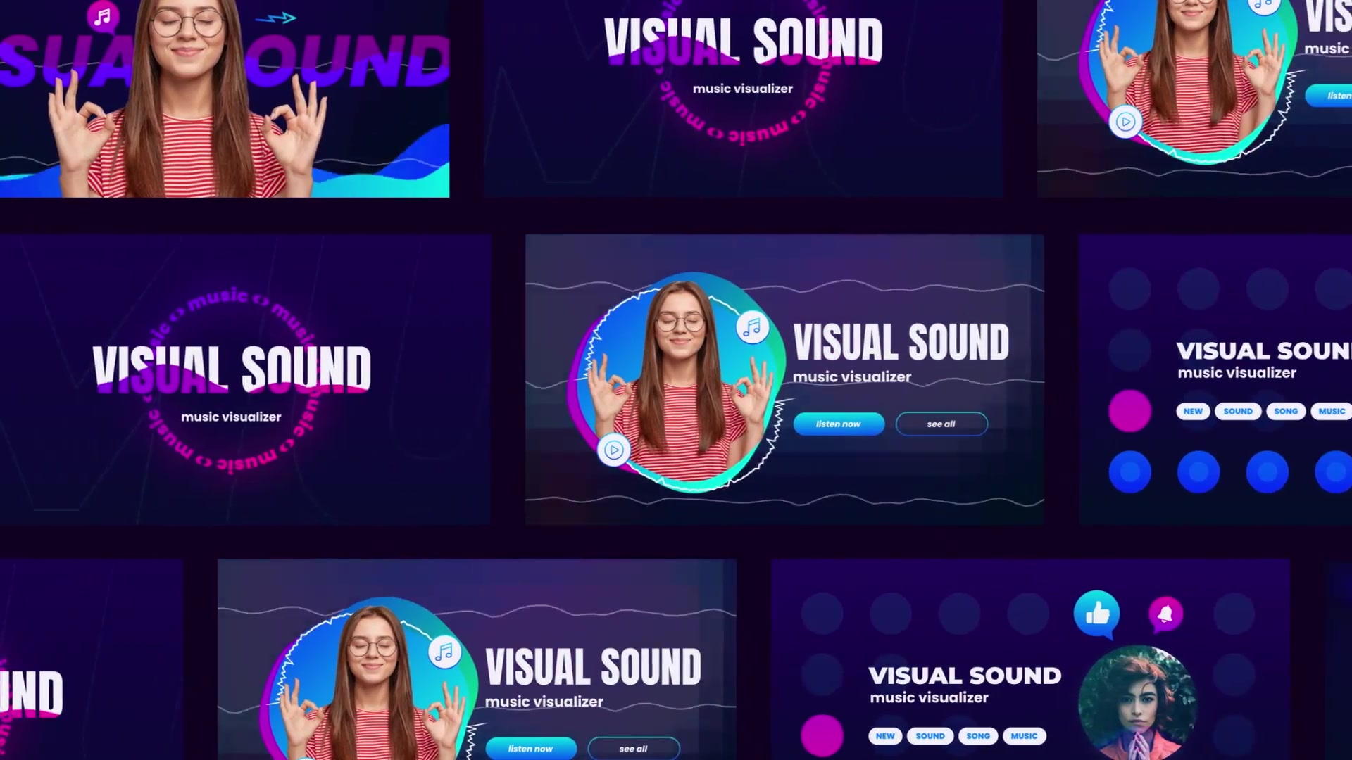 Music & Sound Visualizer Videohive 36567335 After Effects Image 4