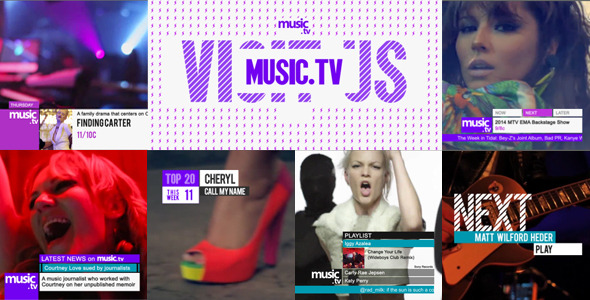 Music TV Channel Broadcast Pack - Download Videohive 11410279