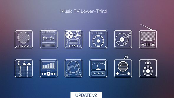 Music TV Lower Third v2 - Download Videohive 8837689