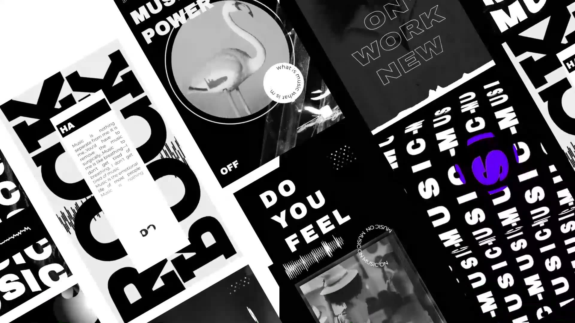 Music Visualizer black and white stories Videohive 31693136 After Effects Image 10