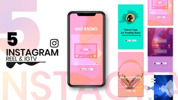 Music Visualizer for Instagram Reels & IGTV - Videohive Download 36664631