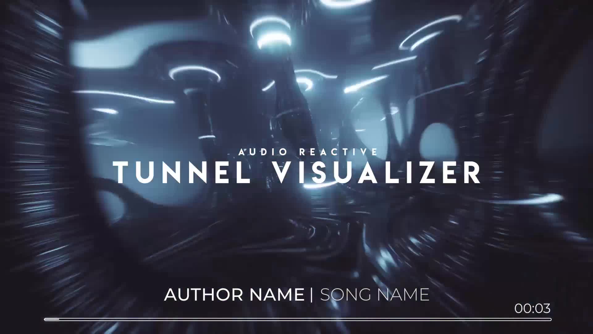 Music Visualizer Tunnel with Audio Spectrum Videohive 25505054 After Effects Image 1