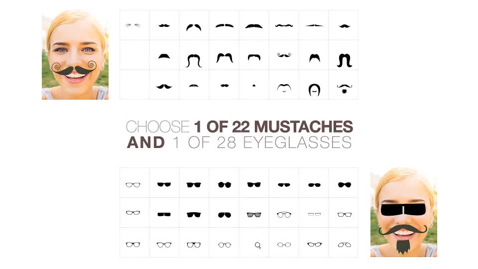 Mustaches And Beards Funny Slideshow - Download Videohive 16142942