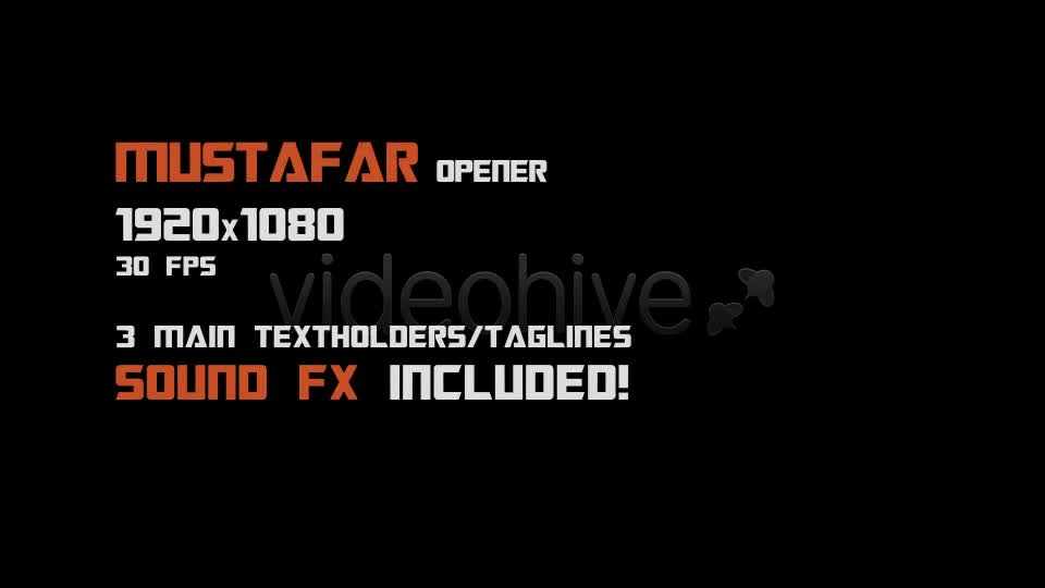 Mustafar Opener - Download Videohive 2805782