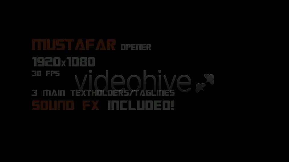 Mustafar Opener - Download Videohive 2805782