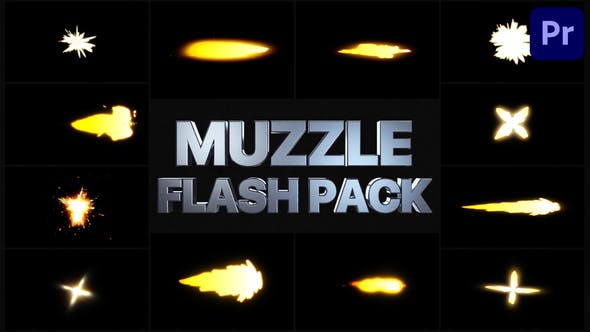 Muzzle Flash Pack 02 | Premiere Pro MOGRT - Download 30300220 Videohive