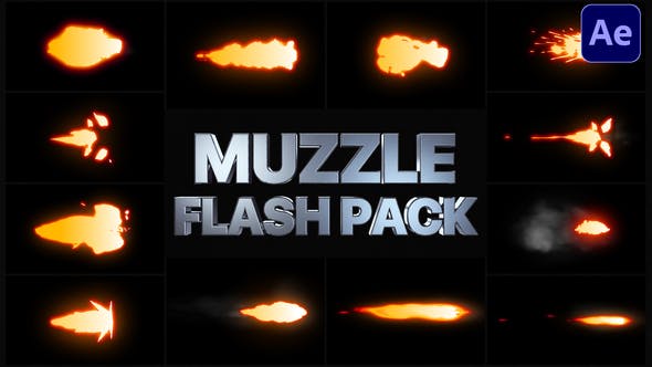 Muzzle Flash Pack | After Effects - Videohive 29238108 Download