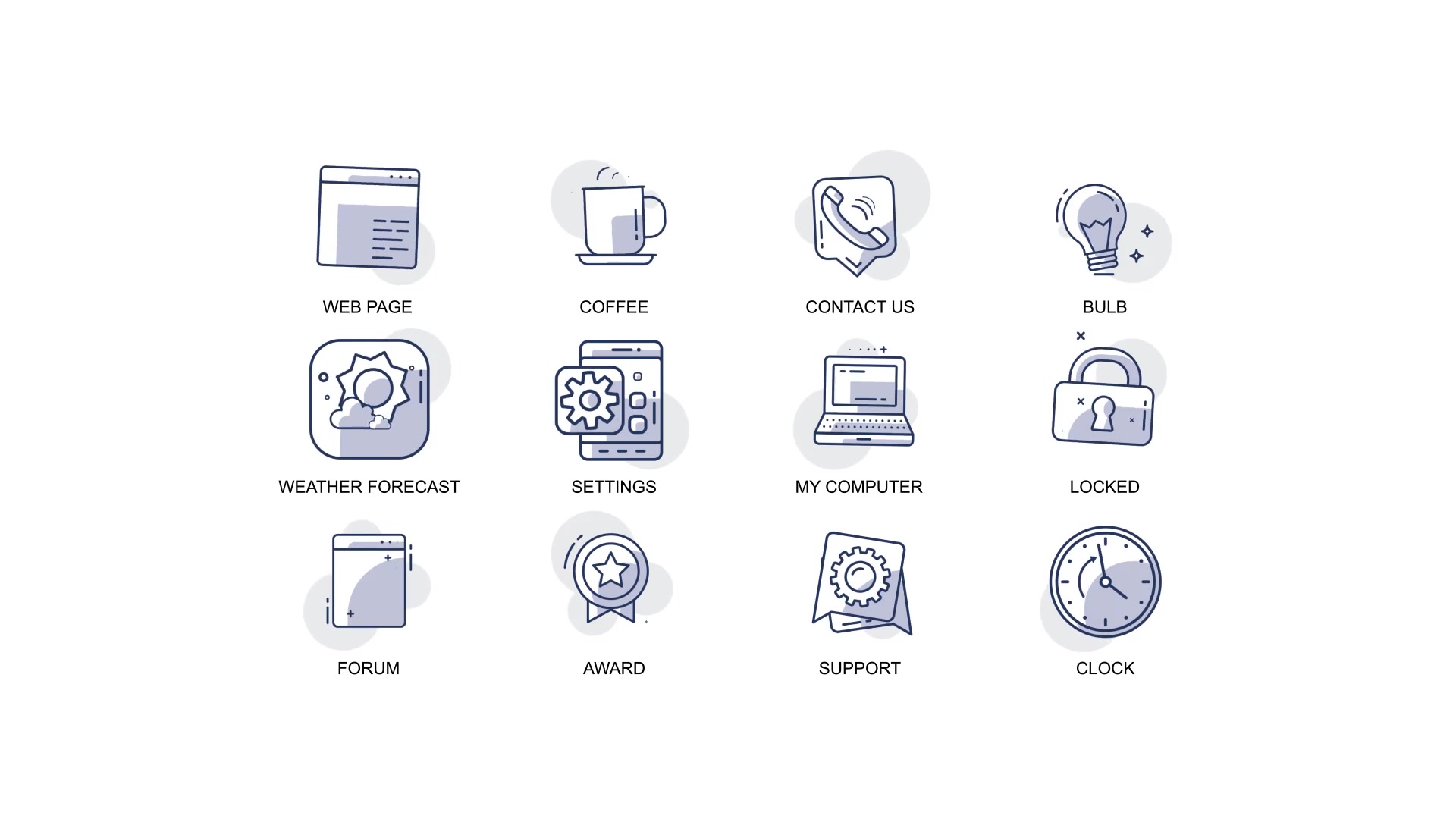 My computer and support Animation Icons Videohive 32812680 After Effects Image 5