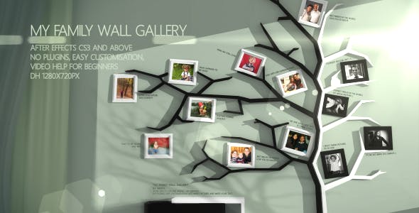 My Family Wall Gallery - 3963371 Videohive Download