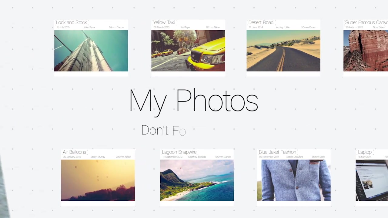 My Photos Slideshow - Download Videohive 12969056