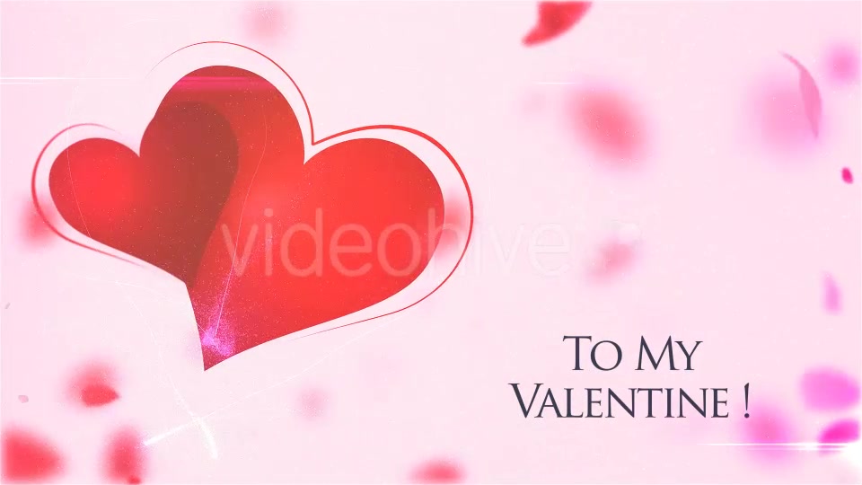 My Valentine Petals Logo Reveal - Download Videohive 14320352