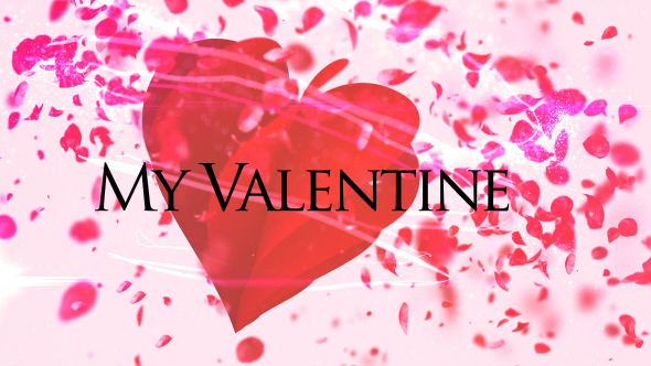 My Valentine Petals Logo Reveal - Download Videohive 14320352