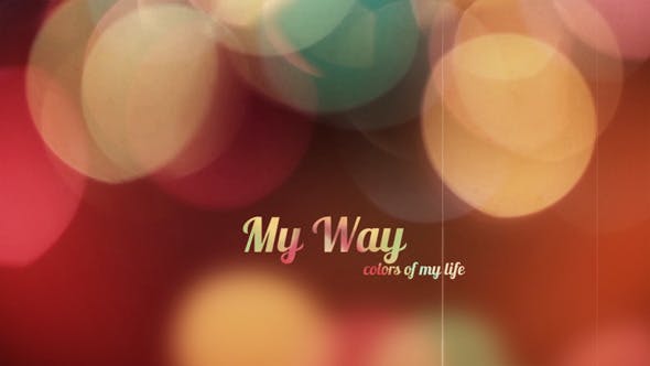 My Way - 9244642 Download Videohive