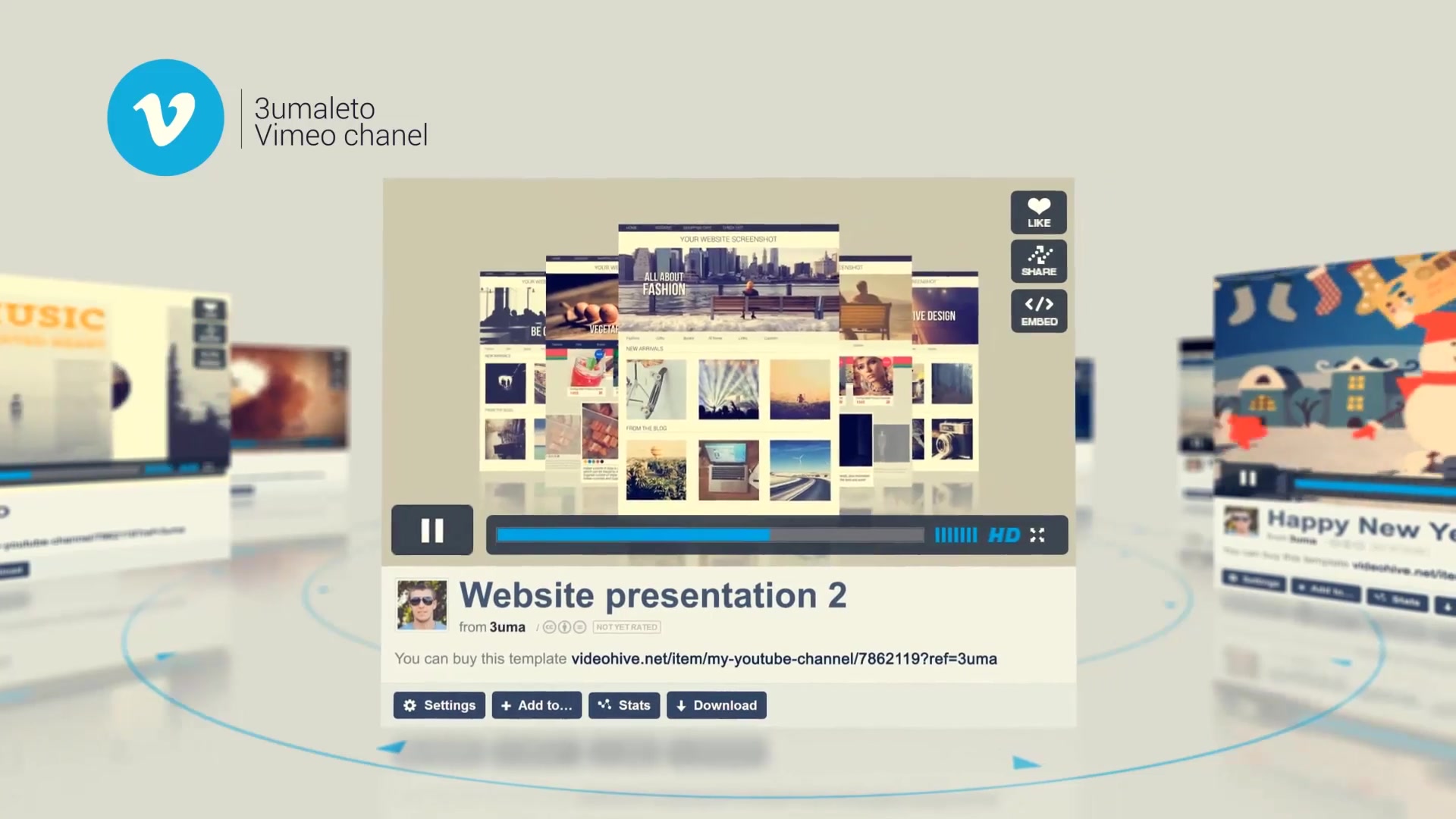 My Youtube and Vimeo Channel - Download Videohive 7862119