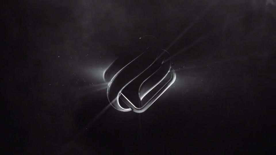 Cinematic Glossy Smoke Logo Revealing Animation For Hive Logo