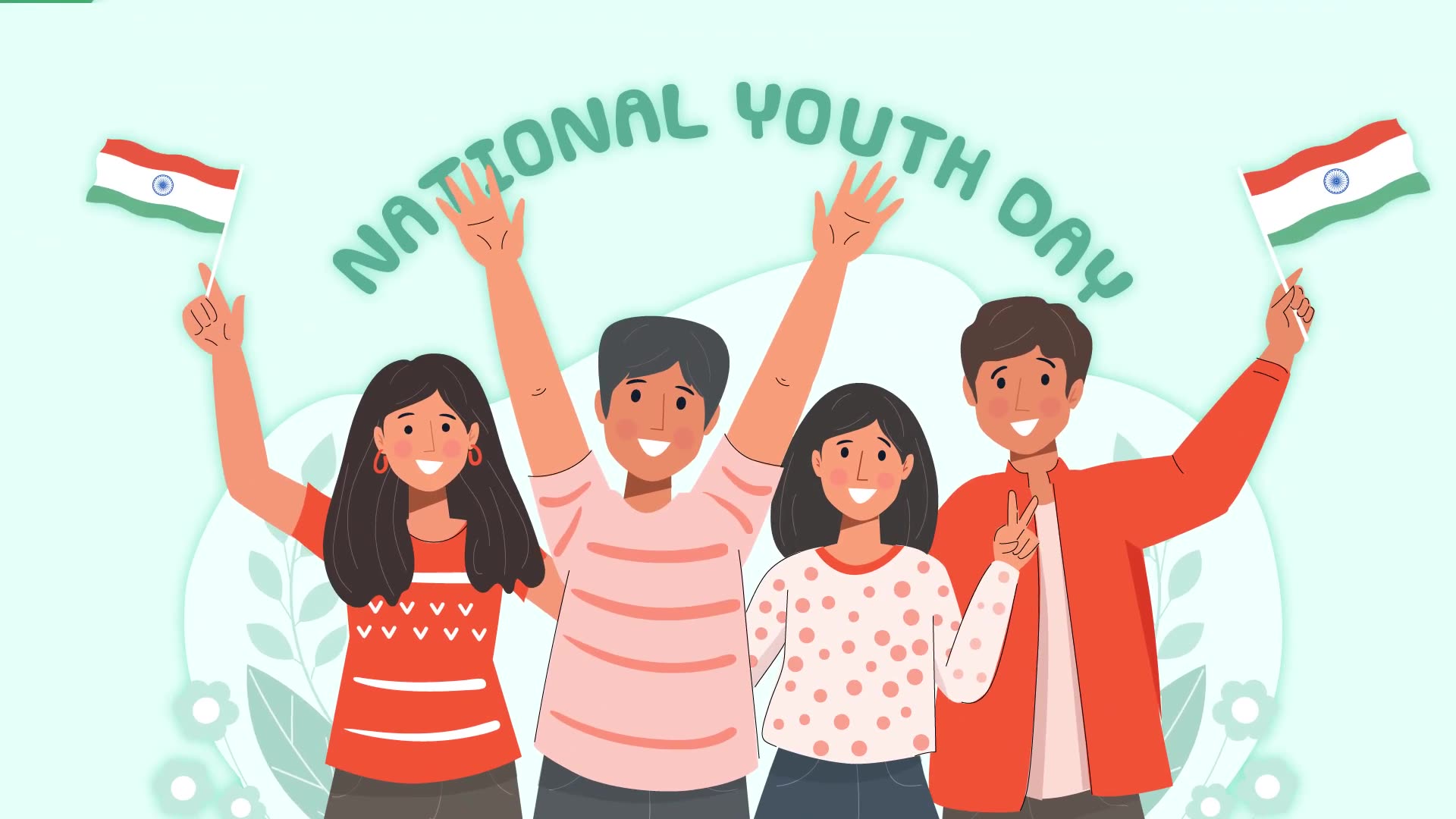 National Youth Day Explainer Animation Scene Videohive 38195692 After Effects Image 6