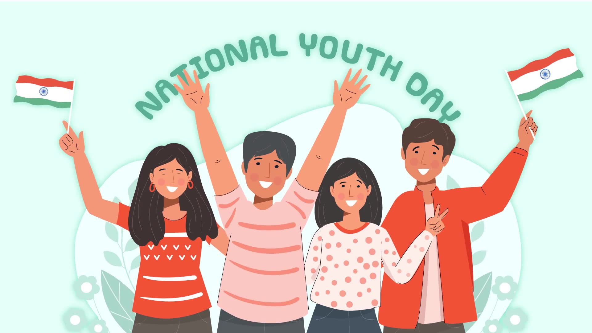 National Youth Day Explainer Animation Scene Videohive 38195692 After Effects Image 7