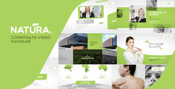 Natura Corporate Video Package - Download Videohive 10820089