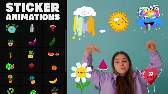 Nature Emoji Stickers Animations | FCPX - 34441635 Download Videohive