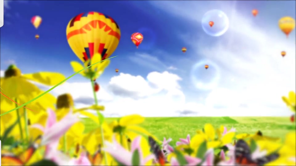 Nature Logo Reveal (Air Balloons) Videohive 3820426 After Effects Image 2
