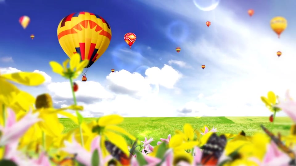 Nature Logo Reveal (Air Balloons) Videohive 3820426 After Effects Image 4