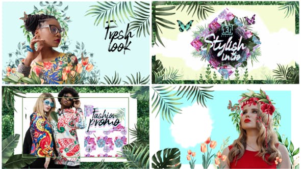 Nature Spring Fashion Summer Intro - Videohive Download 26644451