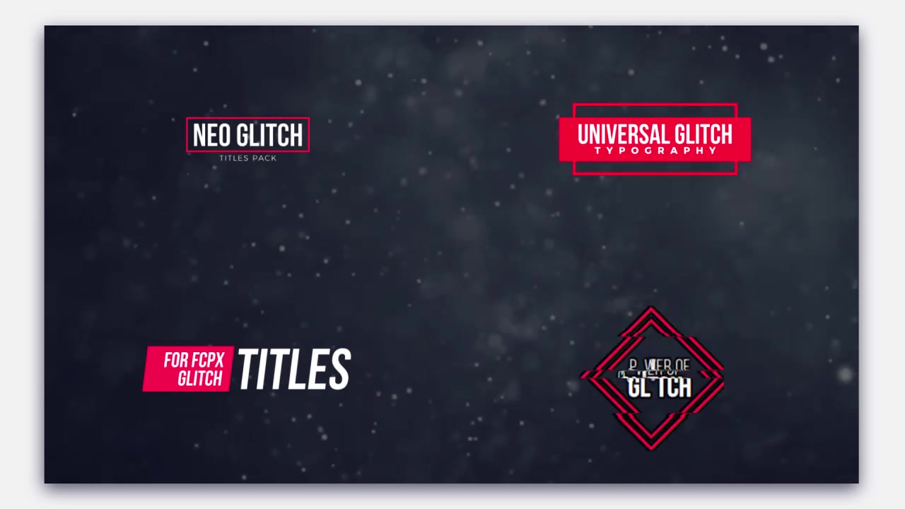 Neo Glitch Titles | FCPX Videohive 32528157 Apple Motion Image 5