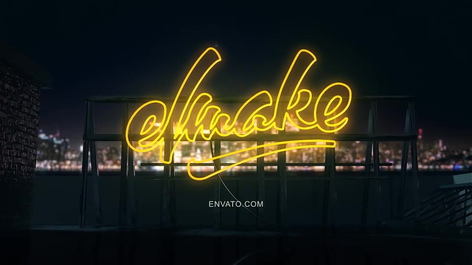 Neon 3D Logo Videohive 32883643 After Effects Image 9