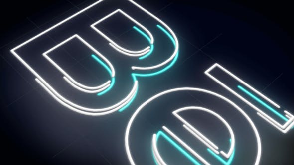 Neon and Shiny Logo Reveal - Download 27576137 Videohive