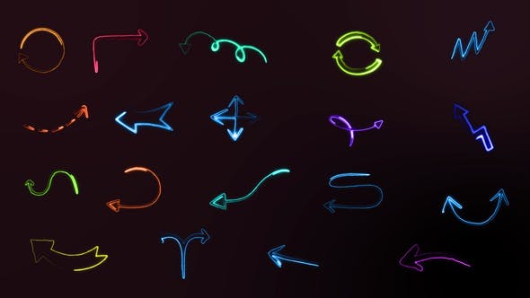 Neon Arrow Pack - Download 37368699 Videohive